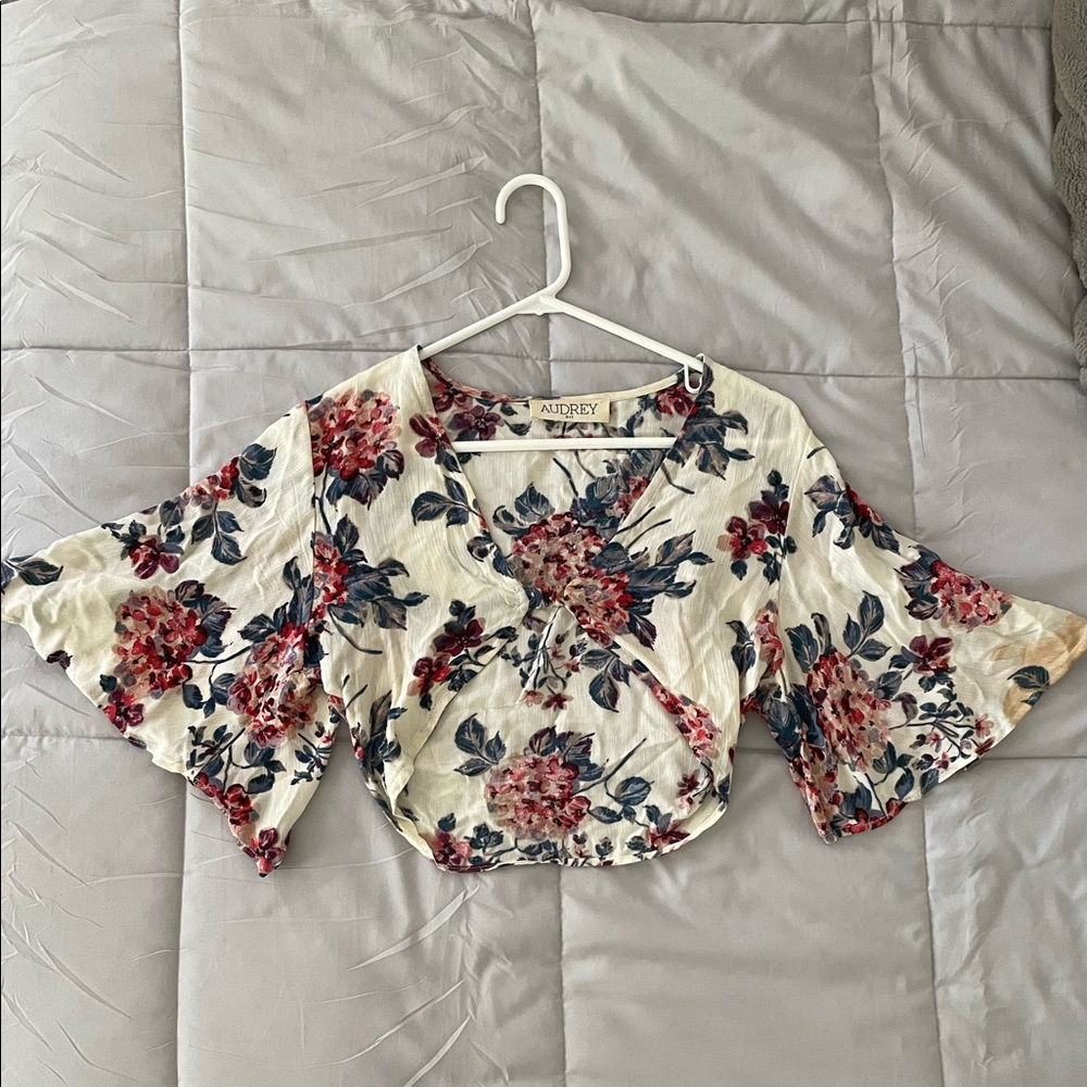 floral crop top